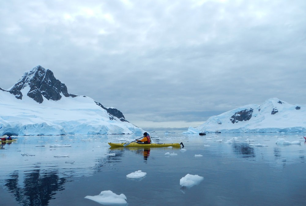 Kayaking in Antarctica